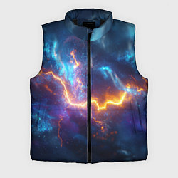 Мужской жилет Космическая молния текстура