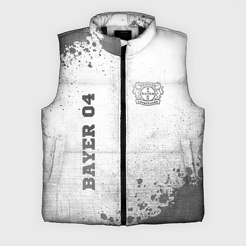 Мужской жилет Bayer 04 - white gradient вертикально / 3D-Черный – фото 1