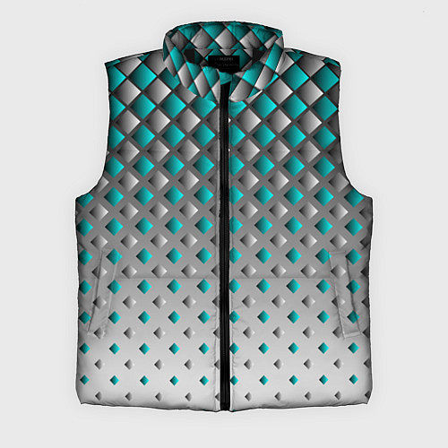 Мужской жилет Фигурный каскад / 3D-Черный – фото 1