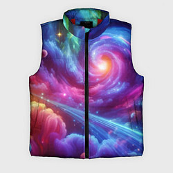 Мужской жилет Neon space fantasy, цвет: 3D-красный