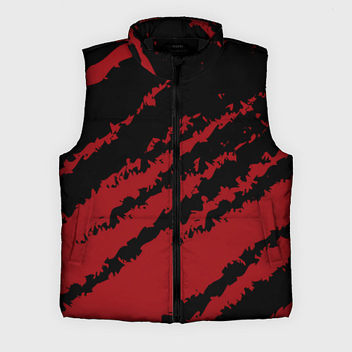 Мужской жилет The color is red and black / 3D-Черный – фото 1