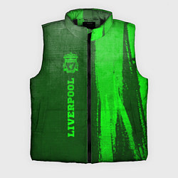 Мужской жилет Liverpool - green gradient по-вертикали, цвет: 3D-черный