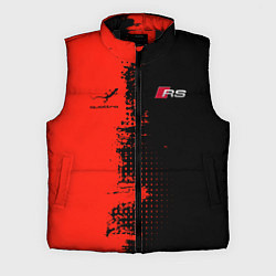 Мужской жилет AUDI quattro black and red