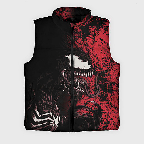 Мужской жилет Веном на красном / 3D-Черный – фото 1