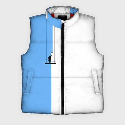 Мужской жилет Моляр красит стену / 3D-Красный – фото 1