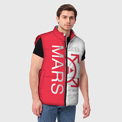 Мужской жилет 30 Seconds to Mars poster, цвет: 3D-красный — фото 2