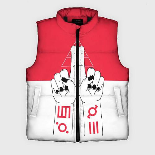 Мужской жилет 30 Seconds to Mars poster / 3D-Черный – фото 1