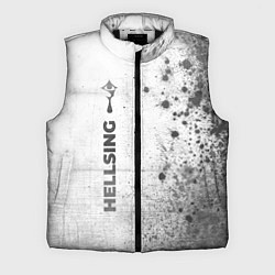 Мужской жилет Hellsing - white gradient по-вертикали