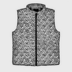 Мужской жилет Чёрно-белый текстурный