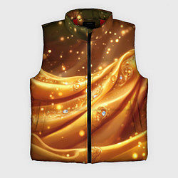 Мужской жилет Золотая ткань с блестками, цвет: 3D-красный