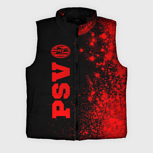 Мужской жилет PSV - red gradient по-вертикали / 3D-Черный – фото 1
