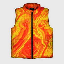 Мужской жилет Огненный жёлто-красный, цвет: 3D-красный