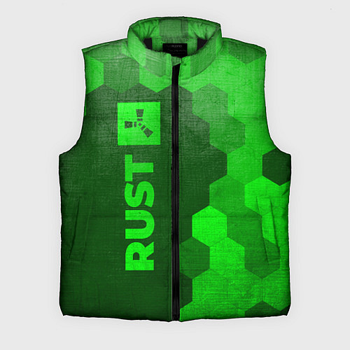 Мужской жилет Rust - green gradient по-вертикали / 3D-Черный – фото 1