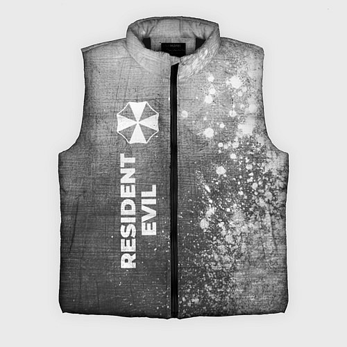 Мужской жилет Resident Evil - grey gradient по-вертикали / 3D-Черный – фото 1