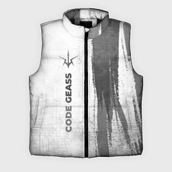 Мужской жилет Code Geass - white gradient по-вертикали, цвет: 3D-черный