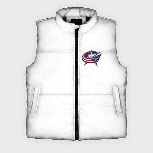 Мужской жилет Columbus blue jackets - Sergey Bobrovsky / 3D-Черный – фото 1