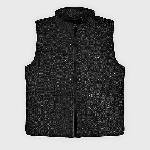 Мужской жилет Чёрный текстурный с узором / 3D-Черный – фото 1