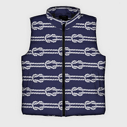 Мужской жилет Морские канаты, цвет: 3D-черный