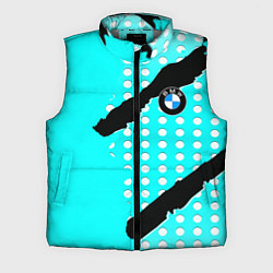 Мужской жилет BMW sport краски, цвет: 3D-светло-серый