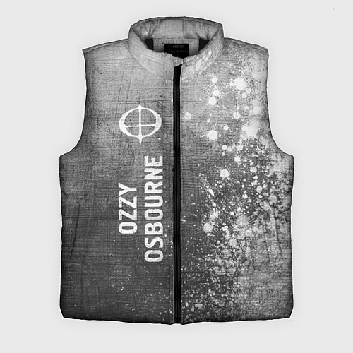 Мужской жилет Ozzy Osbourne - grey gradient по-вертикали / 3D-Черный – фото 1