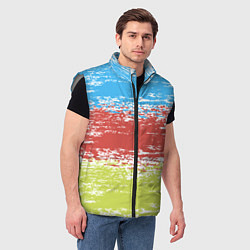 Мужской жилет Взмах кистью, цвет: 3D-светло-серый — фото 2