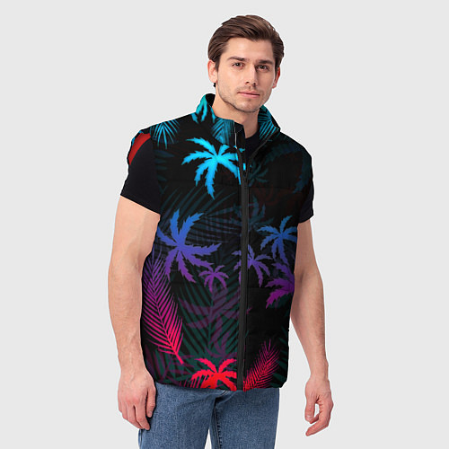 Мужской жилет Тропики градиент / 3D-Красный – фото 3