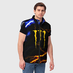 Мужской жилет Monster energy storm, цвет: 3D-светло-серый — фото 2