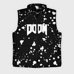 Мужской жилет Doom белые краски всплеск