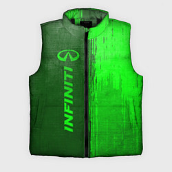 Мужской жилет Infiniti - green gradient по-вертикали