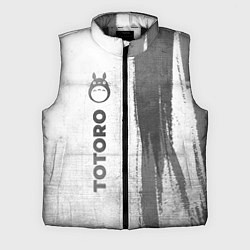 Мужской жилет Totoro - white gradient по-вертикали