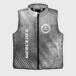 Мужской жилет Mercedes - grey gradient вертикально