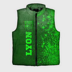 Мужской жилет Lyon - green gradient по-вертикали, цвет: 3D-черный