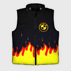 Мужской жилет BMW огненный, цвет: 3D-светло-серый