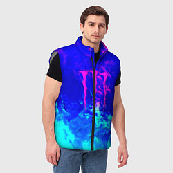 Мужской жилет Monster energy дым неоновый, цвет: 3D-светло-серый — фото 2