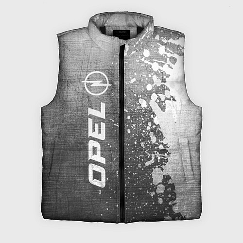 Мужской жилет Opel - grey gradient по-вертикали / 3D-Черный – фото 1