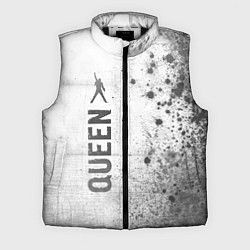 Мужской жилет Queen - white gradient по-вертикали, цвет: 3D-черный