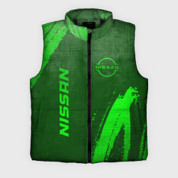 Мужской жилет Nissan - green gradient вертикально