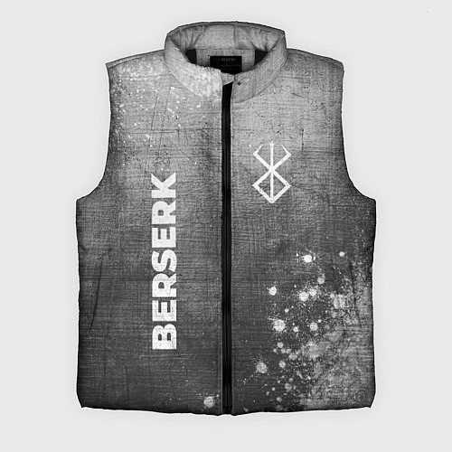 Мужской жилет Berserk - grey gradient вертикально / 3D-Черный – фото 1