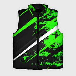 Мужской жилет Color black and green, цвет: 3D-черный