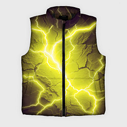 Мужской жилет Color yellow black, цвет: 3D-черный