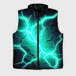 Мужской жилет Color light blue black