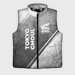 Мужской жилет Tokyo Ghoul - grey gradient вертикально, цвет: 3D-черный