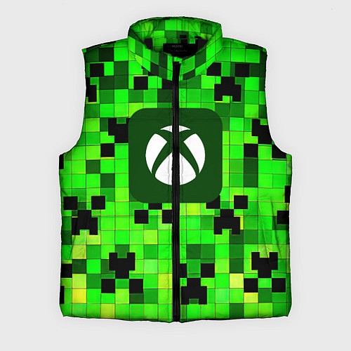 Мужской жилет Minecraft xbox / 3D-Черный – фото 1