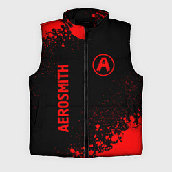 Мужской жилет Aerosmith - red gradient вертикально, цвет: 3D-черный