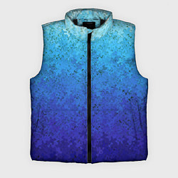 Мужской жилет Сине-голубой градиент текстура