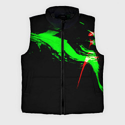 Мужской жилет Color black green red, цвет: 3D-черный