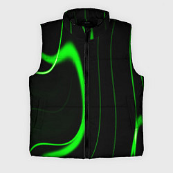 Мужской жилет Color green light green black