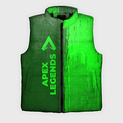 Мужской жилет Apex Legends - green gradient по-вертикали