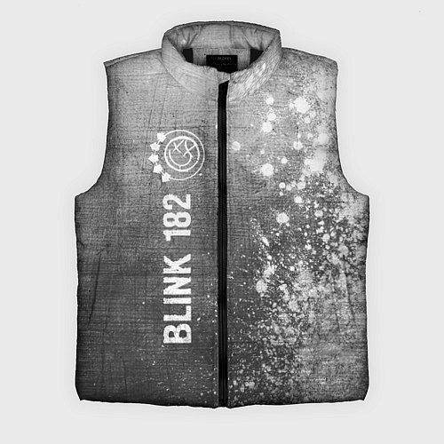 Мужской жилет Blink 182 - grey gradient по-вертикали / 3D-Черный – фото 1