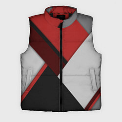 Мужской жилет Color black red grey, цвет: 3D-черный